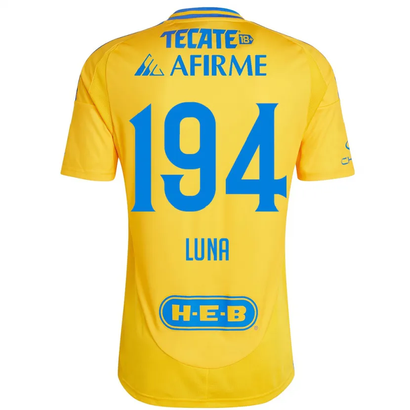 Danxen Damen Juan Luna #194 Goldgelb Heimtrikot Trikot 2024/25 T-Shirt
