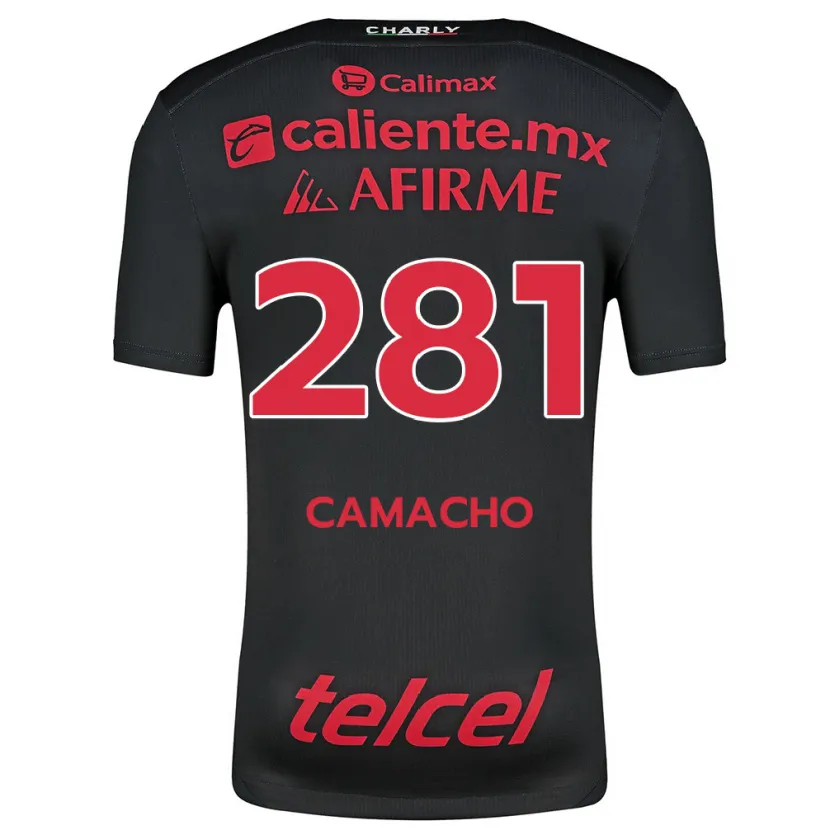 Danxen Damen Javier Camacho #281 Schwarz Rot Heimtrikot Trikot 2024/25 T-Shirt