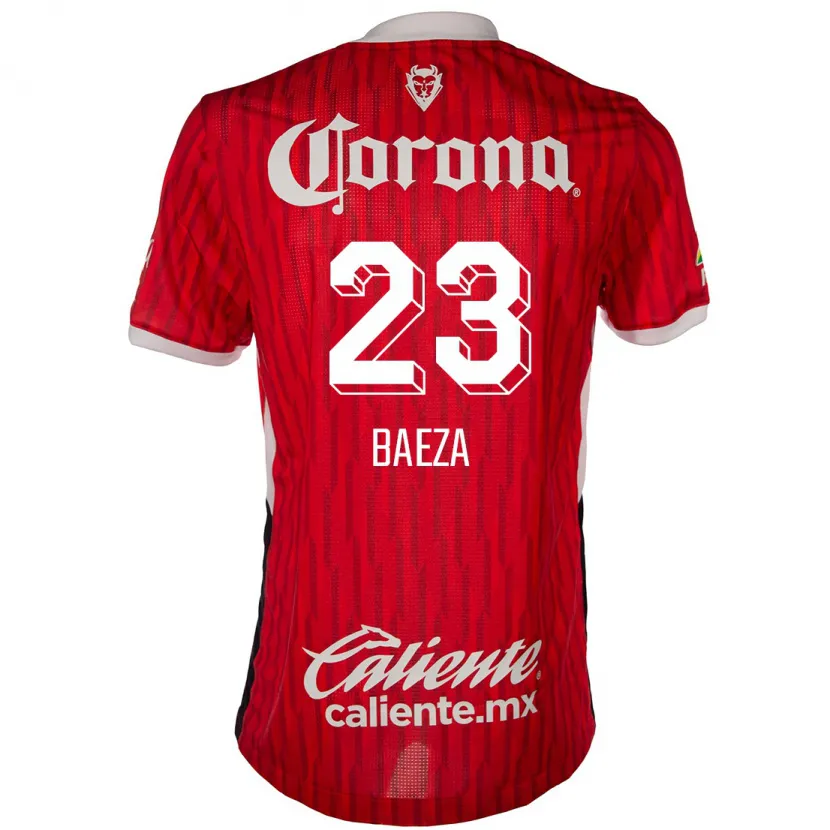 Danxen Damen Claudio Baeza #23 Rot-Weiss Heimtrikot Trikot 2024/25 T-Shirt