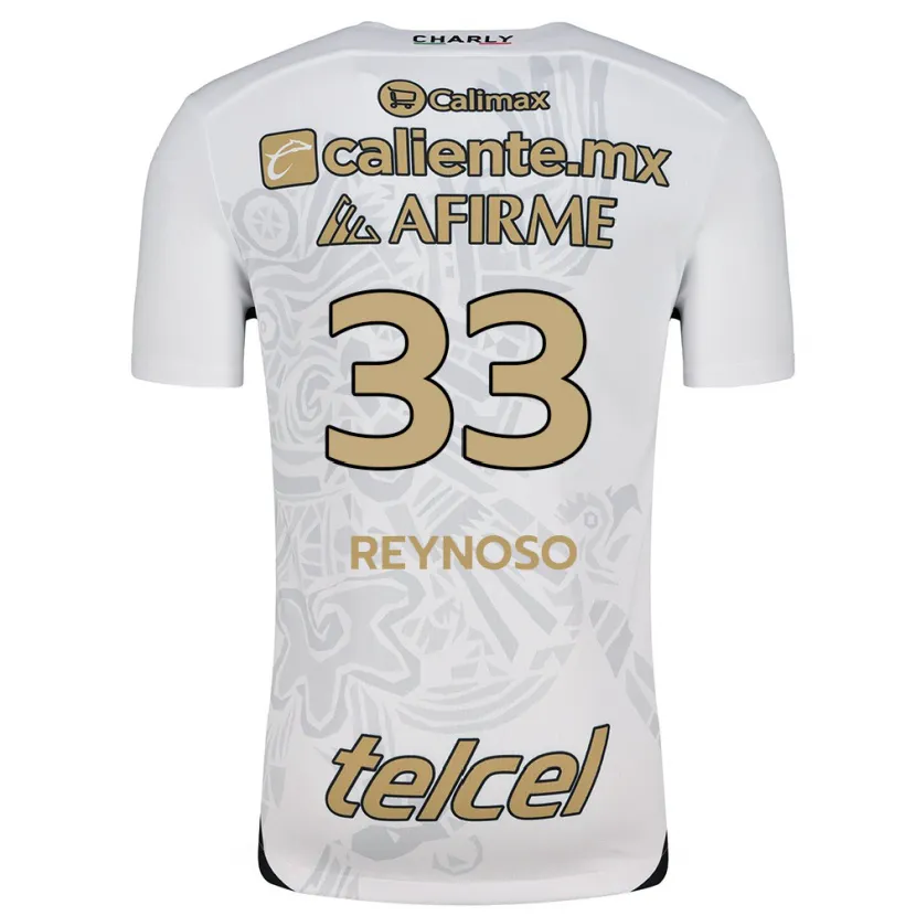 Danxen Damen Emanuel Reynoso #33 Weiß Schwarz Auswärtstrikot Trikot 2024/25 T-Shirt