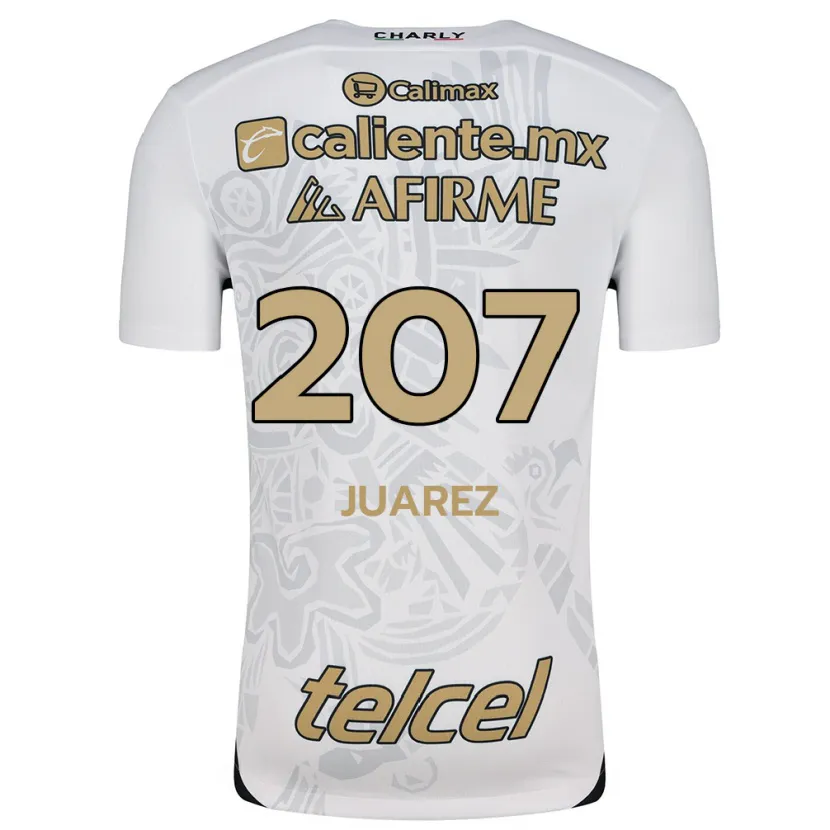 Danxen Damen José Juárez #207 Weiß Schwarz Auswärtstrikot Trikot 2024/25 T-Shirt
