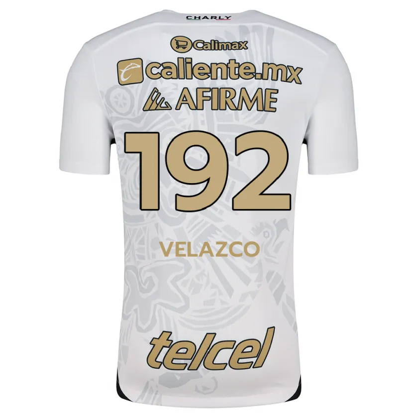 Danxen Damen Emiliano Velazco #192 Weiß Schwarz Auswärtstrikot Trikot 2024/25 T-Shirt