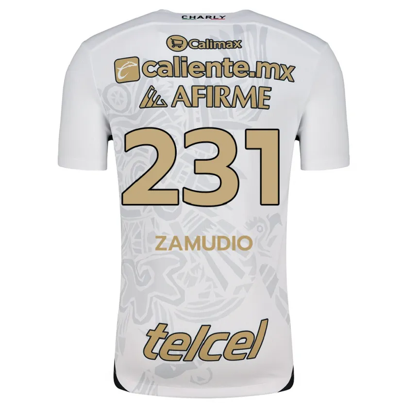 Danxen Damen Irwin Zamudio #231 Weiß Schwarz Auswärtstrikot Trikot 2024/25 T-Shirt