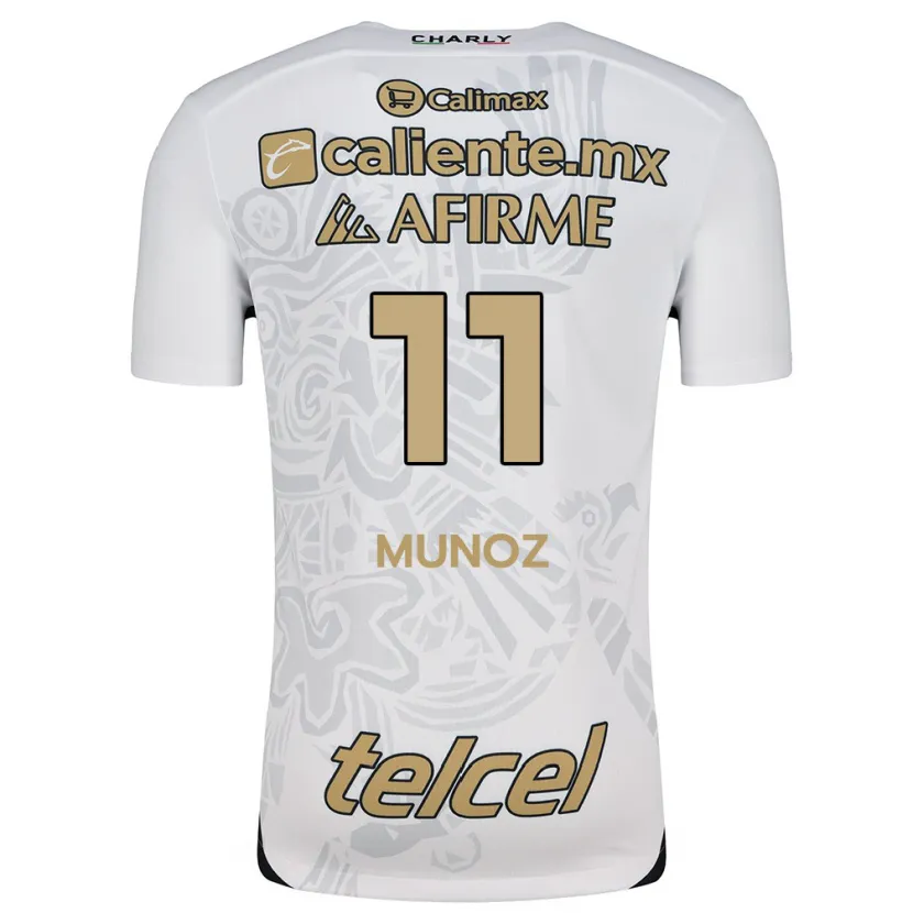 Danxen Damen Sanjuana Muñoz #11 Weiß Schwarz Auswärtstrikot Trikot 2024/25 T-Shirt