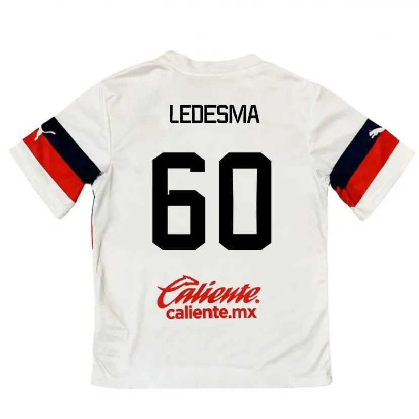 Danxen Damen Luis Ledesma #60 Weiß Rot Auswärtstrikot Trikot 2024/25 T-Shirt