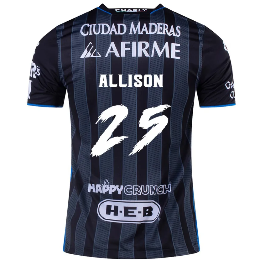 Danxen Damen Guillermo Allison #25 Weiß Schwarz Auswärtstrikot Trikot 2024/25 T-Shirt