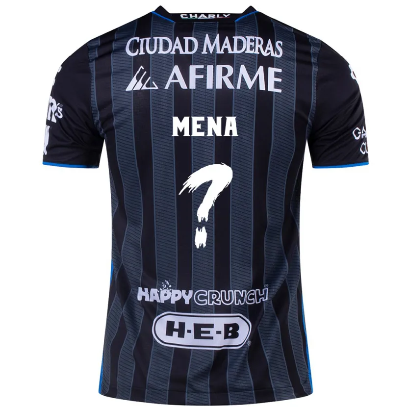Danxen Damen Felipe Mena #0 Weiß Schwarz Auswärtstrikot Trikot 2024/25 T-Shirt