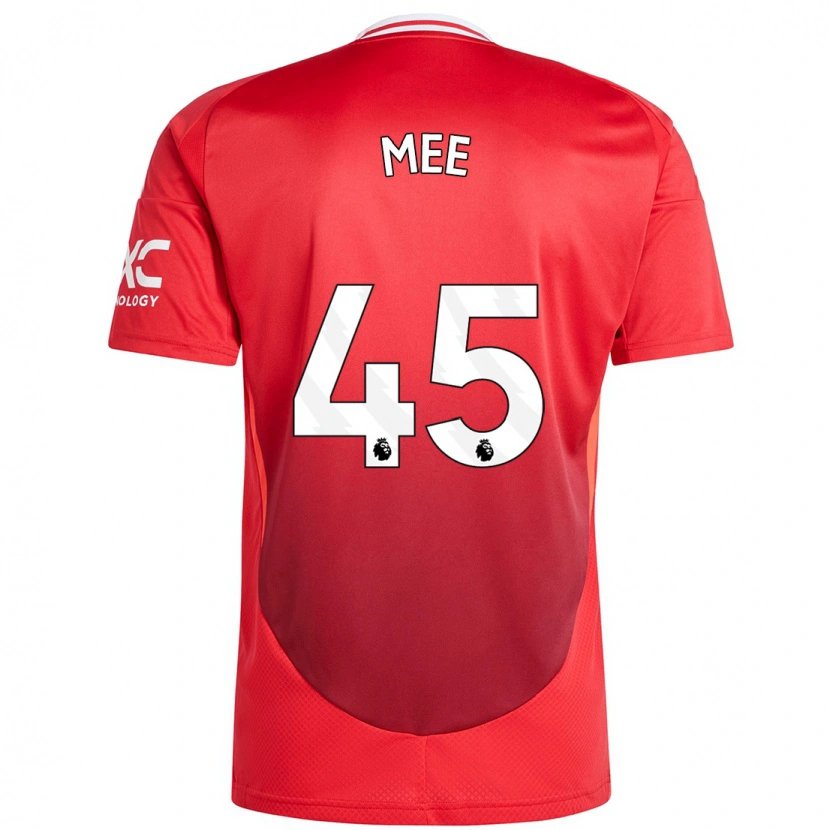 Danxen Kinder Dermot Mee #45 Hellrot Heimtrikot Trikot 2024/25 T-Shirt