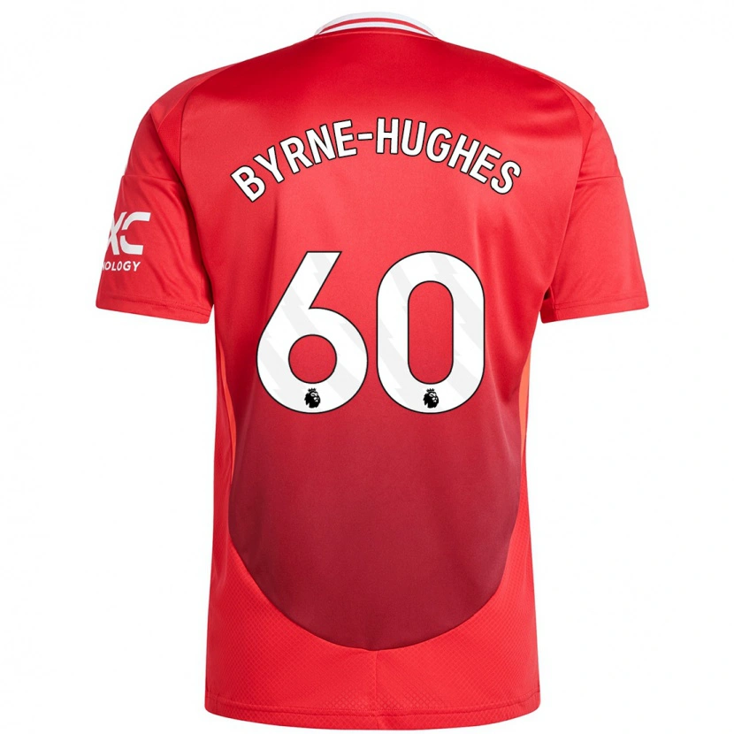 Danxen Kinder Cameron Byrne-Hughes #60 Hellrot Heimtrikot Trikot 2024/25 T-Shirt
