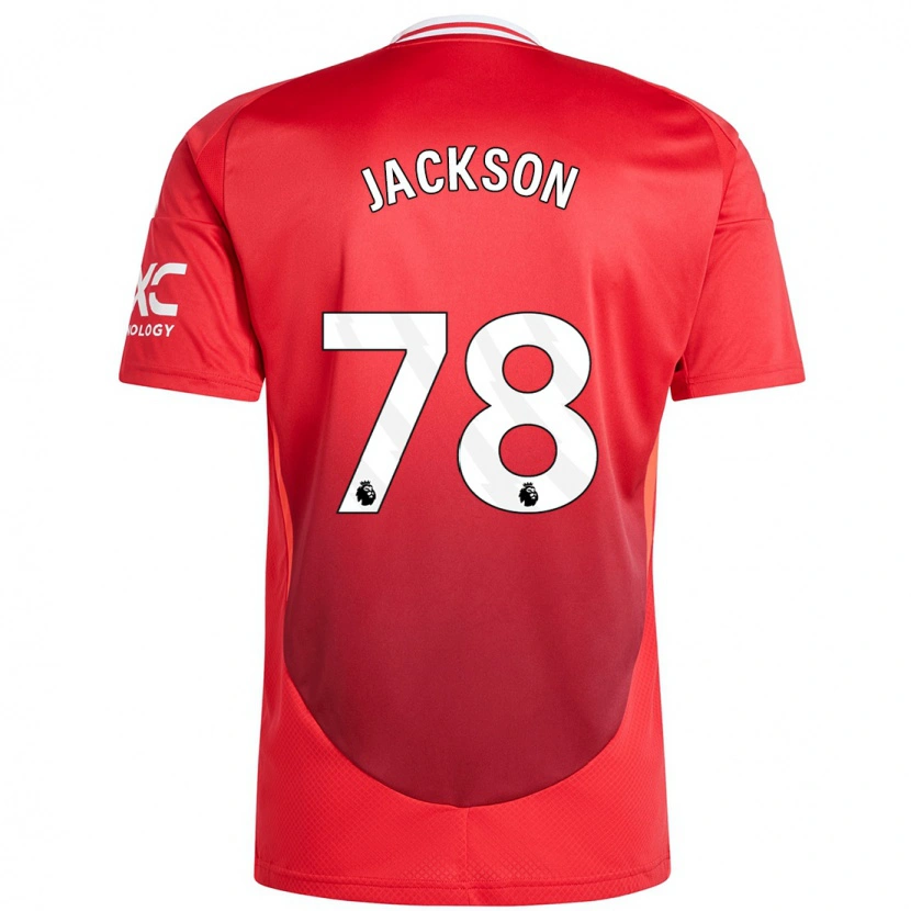 Danxen Kinder Louis Jackson #78 Hellrot Heimtrikot Trikot 2024/25 T-Shirt