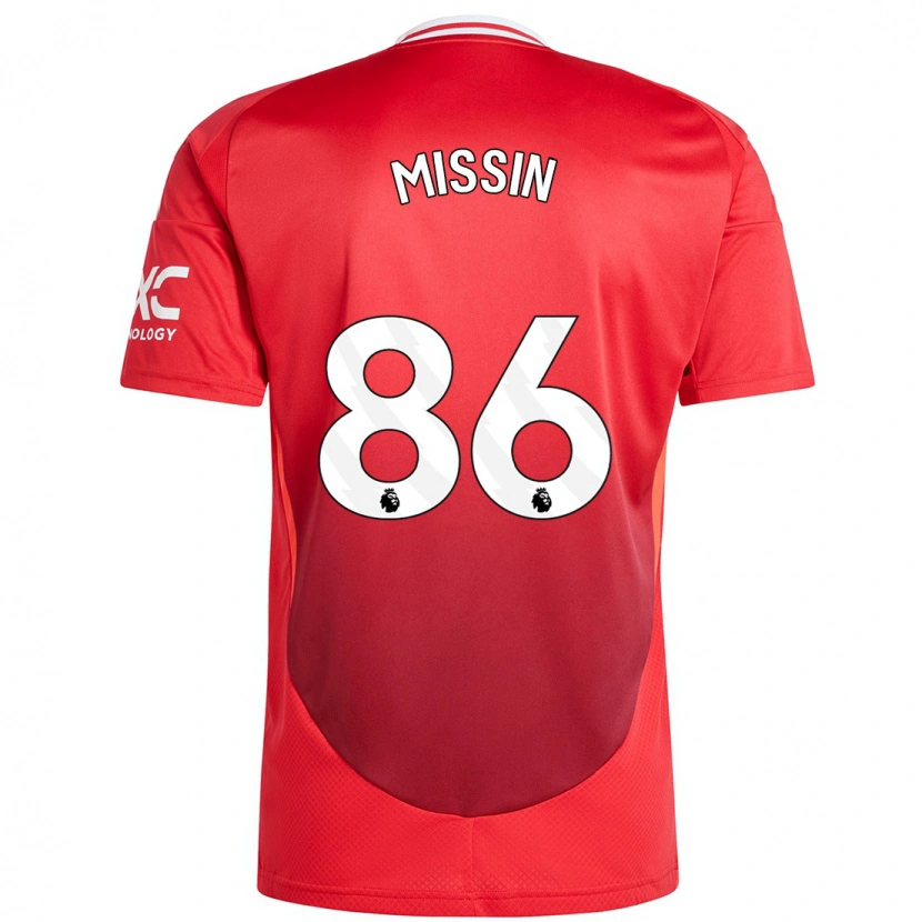 Danxen Kinder Ashton Missin #86 Hellrot Heimtrikot Trikot 2024/25 T-Shirt
