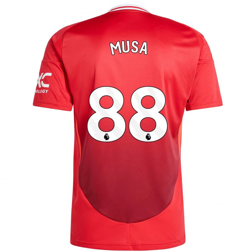 Danxen Kinder Victor Musa #88 Hellrot Heimtrikot Trikot 2024/25 T-Shirt