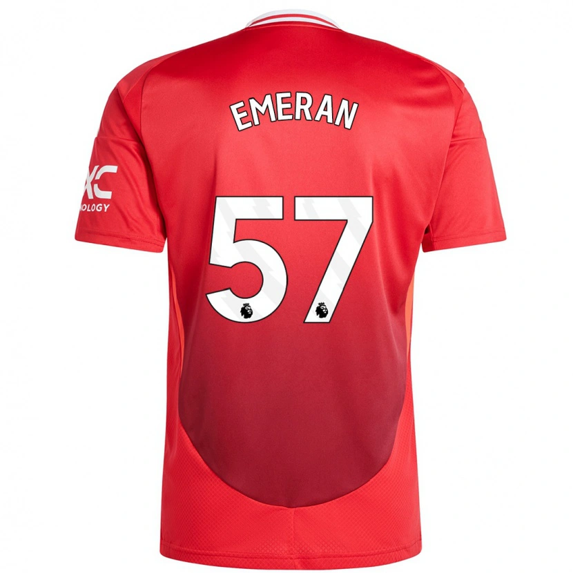 Danxen Kinder Noam Emeran #57 Hellrot Heimtrikot Trikot 2024/25 T-Shirt