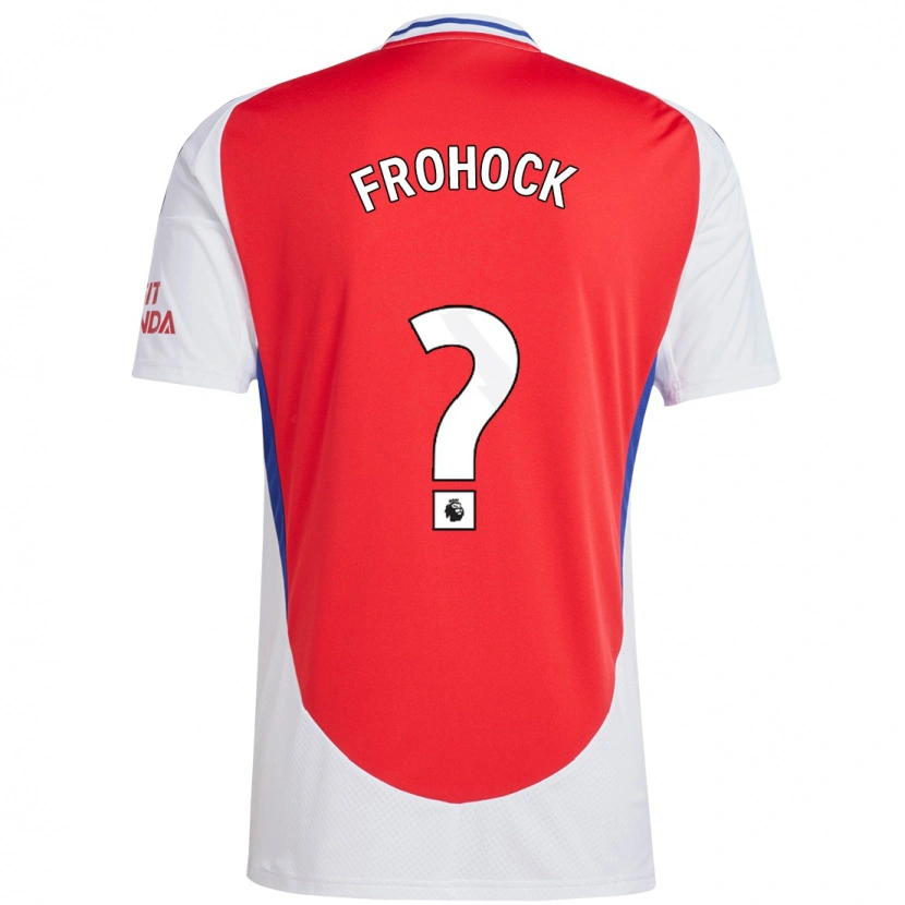 Danxen Kinder Marley Frohock #0 Rot Weiß Heimtrikot Trikot 2024/25 T-Shirt