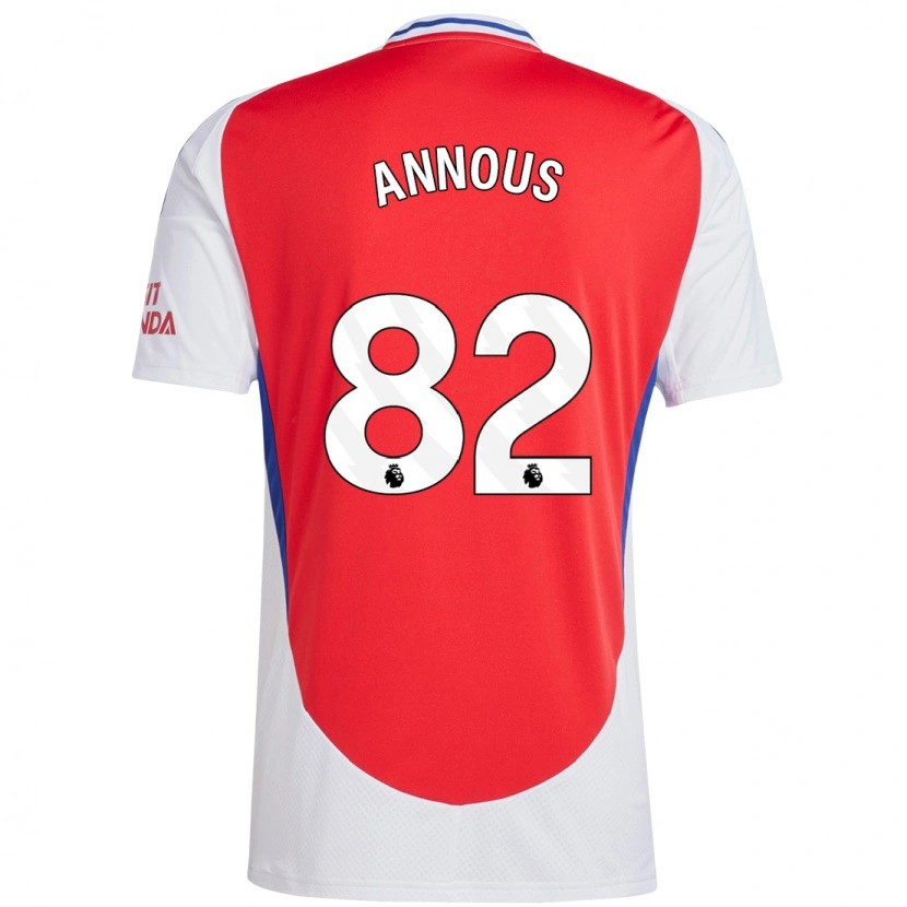 Danxen Kinder Andre Annous #82 Rot Weiß Heimtrikot Trikot 2024/25 T-Shirt