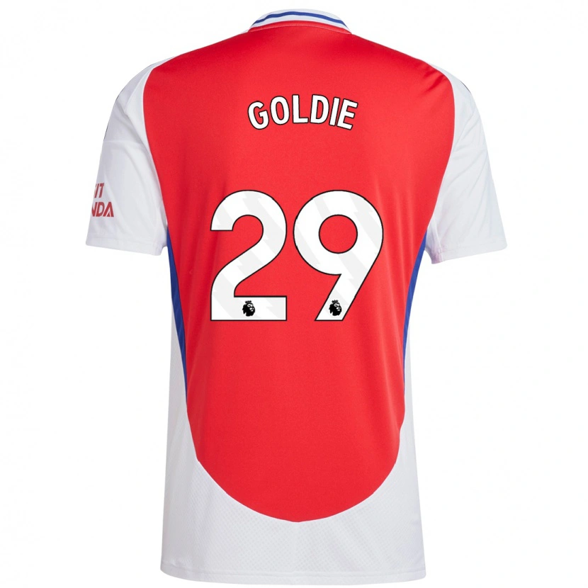 Danxen Kinder Teyah Goldie #29 Rot Weiß Heimtrikot Trikot 2024/25 T-Shirt