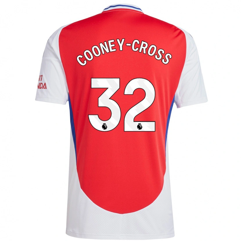 Danxen Kinder Kyra Cooney-Cross #32 Rot Weiß Heimtrikot Trikot 2024/25 T-Shirt