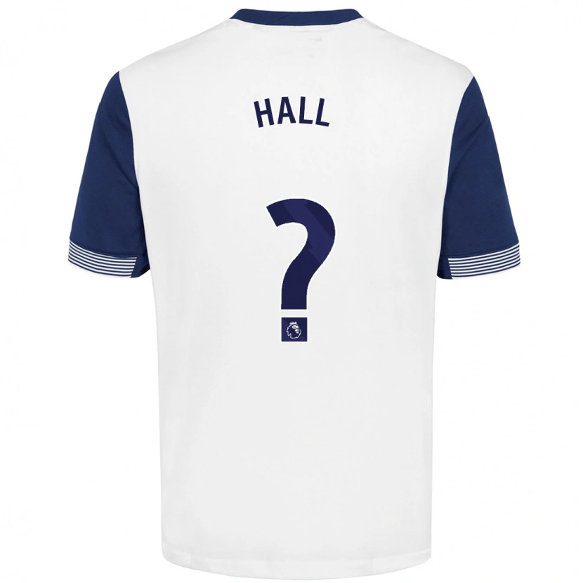 Danxen Kinder Tye Hall #0 Weiß Blau Heimtrikot Trikot 2024/25 T-Shirt