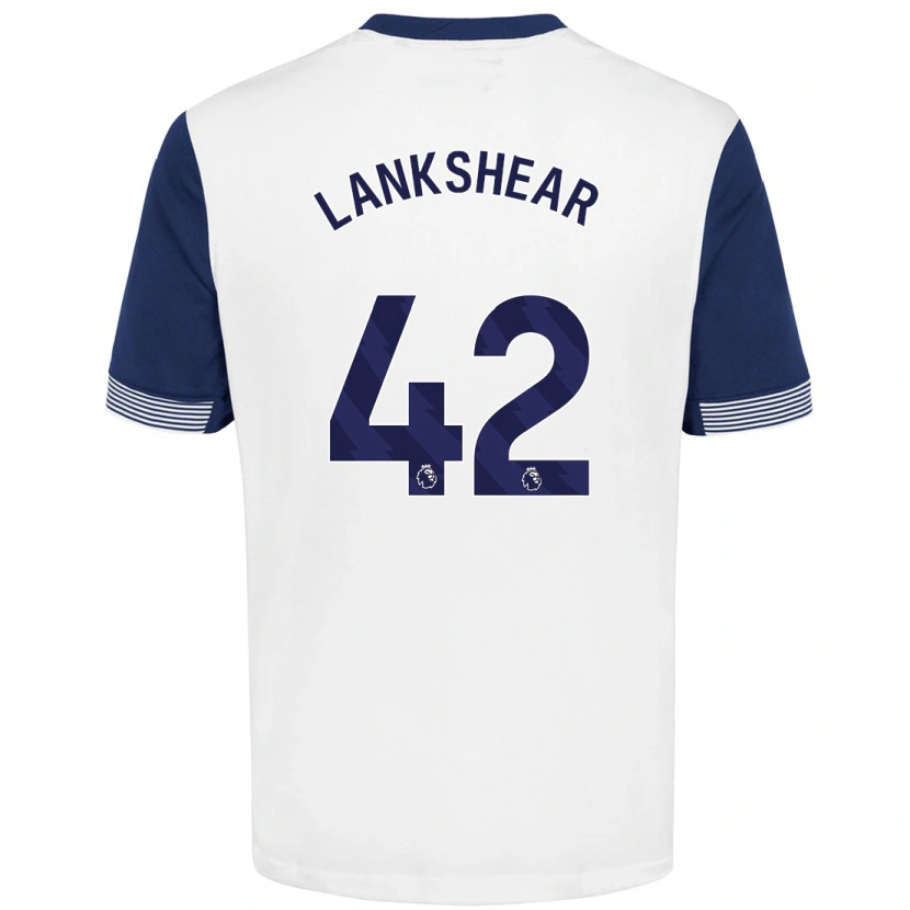 Danxen Kinder Will Lankshear #42 Weiß Blau Heimtrikot Trikot 2024/25 T-Shirt