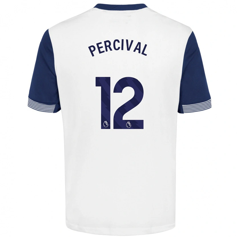 Danxen Kinder Ria Percival #12 Weiß Blau Heimtrikot Trikot 2024/25 T-Shirt