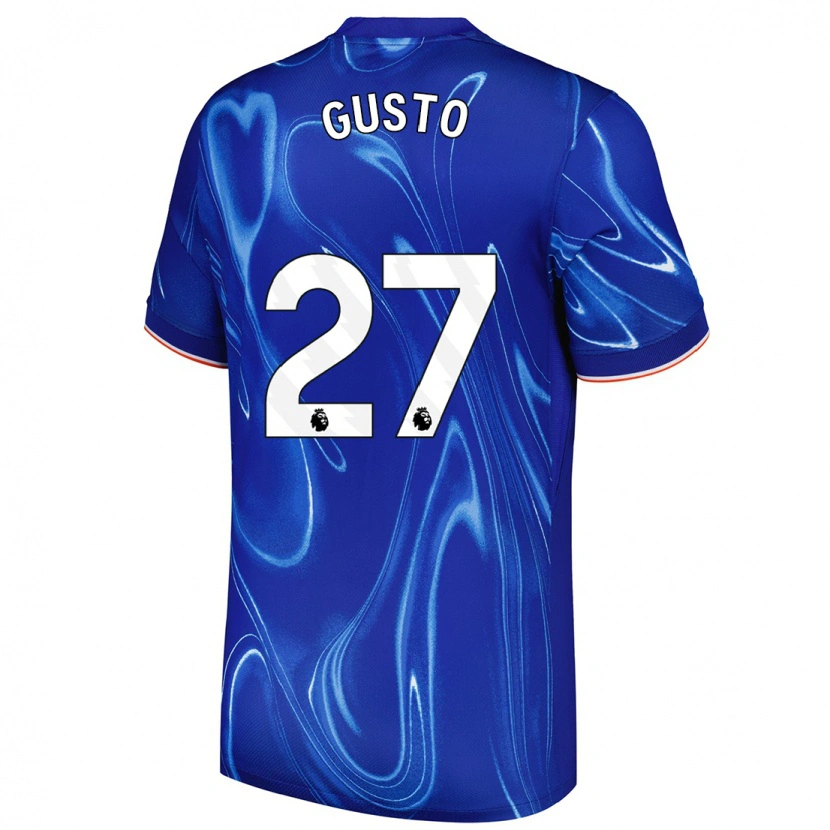 Danxen Kinder Malo Gusto #27 Blau Weiß Heimtrikot Trikot 2024/25 T-Shirt