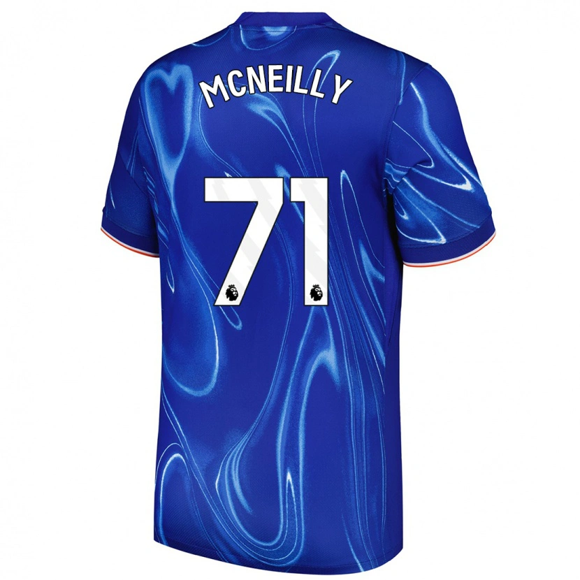 Danxen Kinder Donnell Mcneilly #71 Blau Weiß Heimtrikot Trikot 2024/25 T-Shirt