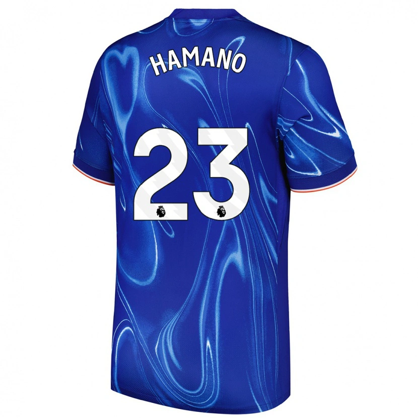 Danxen Kinder Maika Hamano #23 Blau Weiß Heimtrikot Trikot 2024/25 T-Shirt