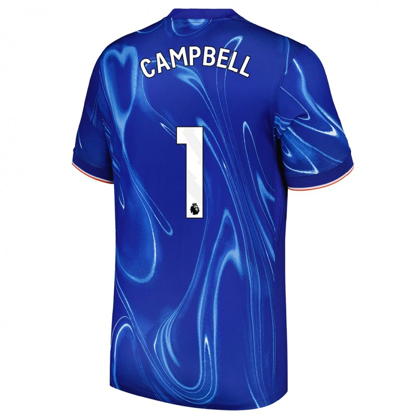 Danxen Kinder Luke Campbell #1 Blau Weiß Heimtrikot Trikot 2024/25 T-Shirt