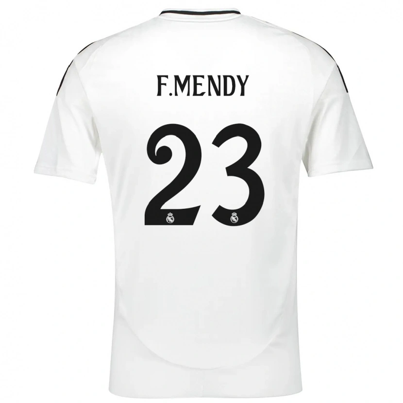 Danxen Kinder Ferland Mendy #23 Weiß Heimtrikot Trikot 2024/25 T-Shirt