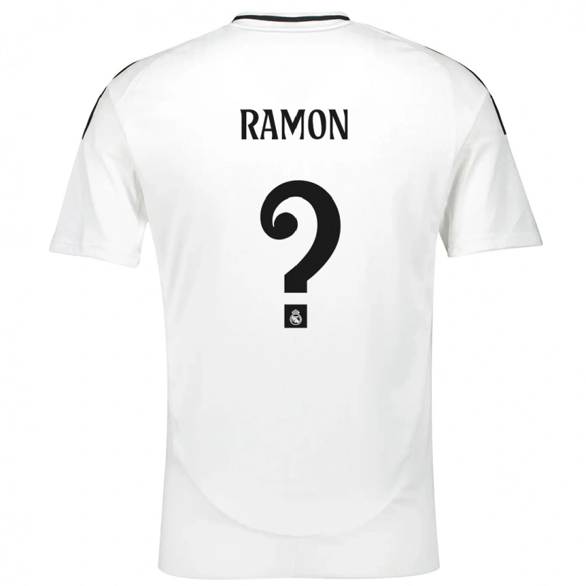 Danxen Kinder Jacobo Ramón #0 Weiß Heimtrikot Trikot 2024/25 T-Shirt