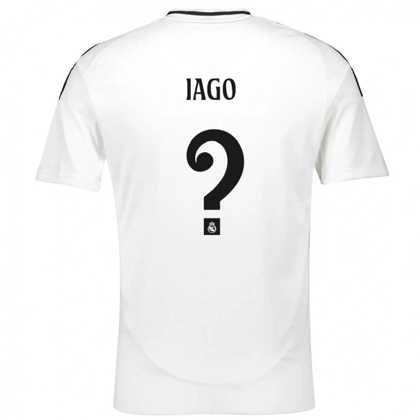 Danxen Kinder Paulo Iago #0 Weiß Heimtrikot Trikot 2024/25 T-Shirt