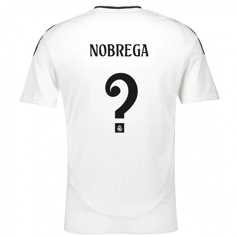 Danxen Kinder Abraham Nobrega #0 Weiß Heimtrikot Trikot 2024/25 T-Shirt