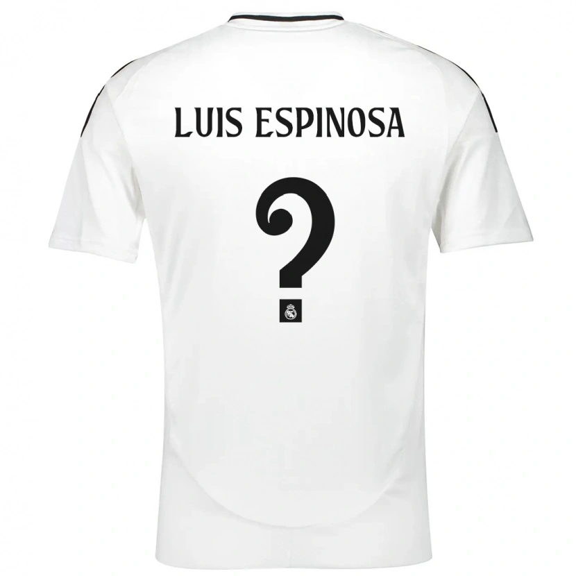 Danxen Kinder José Luis Espinosa #0 Weiß Heimtrikot Trikot 2024/25 T-Shirt