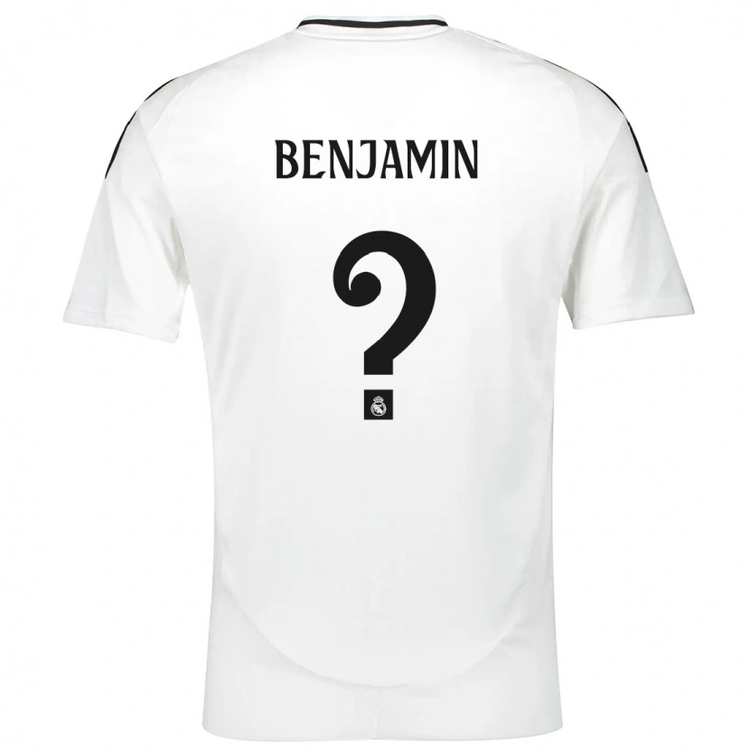 Danxen Kinder Emanuel Benjamin #0 Weiß Heimtrikot Trikot 2024/25 T-Shirt