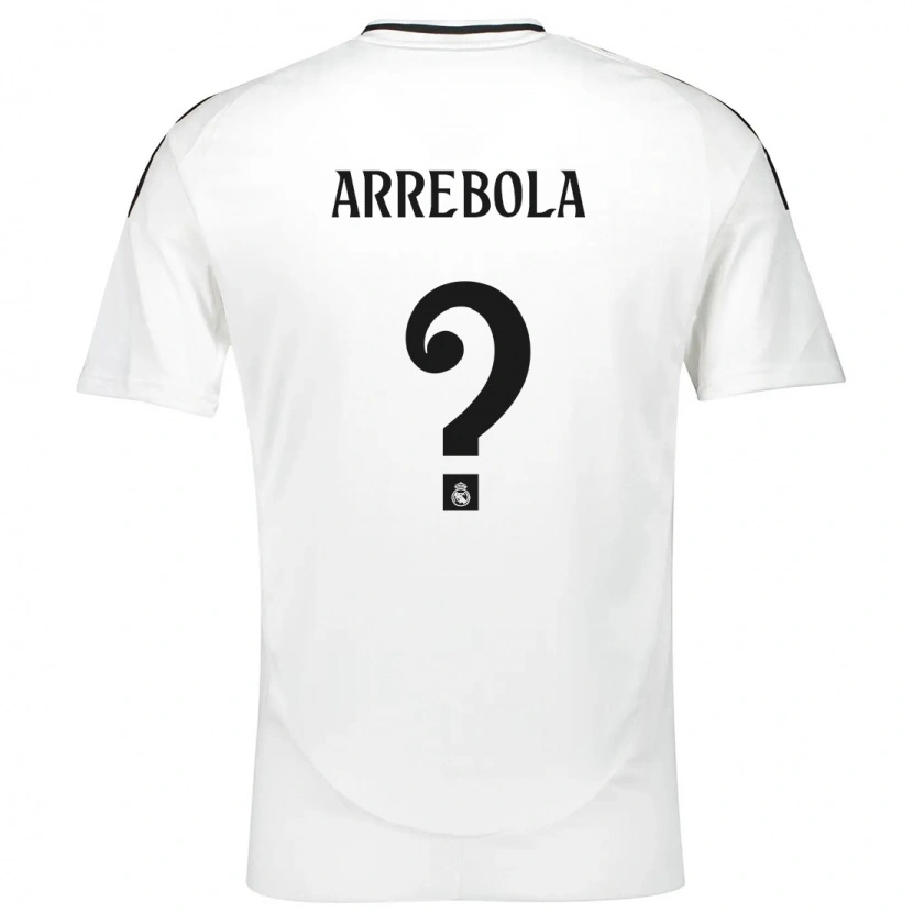 Danxen Kinder Hugo Arrebola #0 Weiß Heimtrikot Trikot 2024/25 T-Shirt