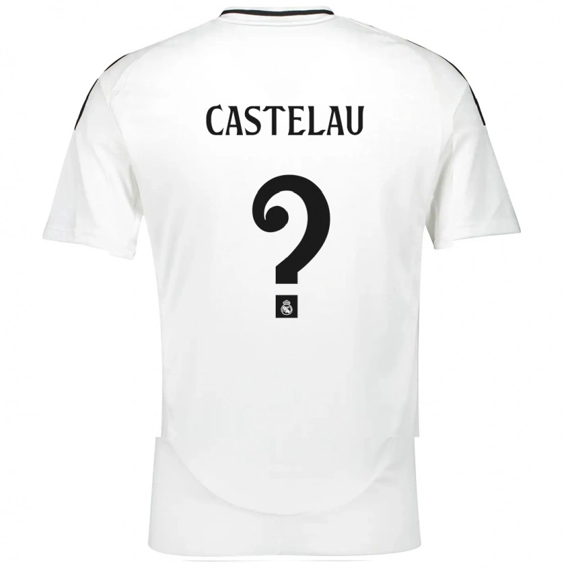 Danxen Kinder Alber Castelau #0 Weiß Heimtrikot Trikot 2024/25 T-Shirt