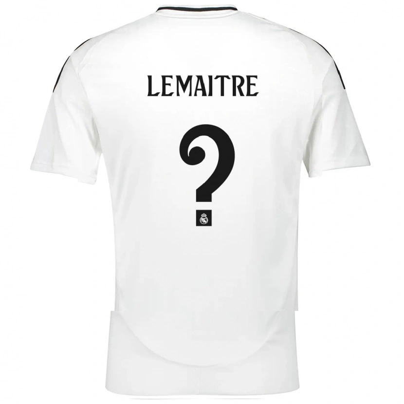 Danxen Kinder Leo Lemaitre #0 Weiß Heimtrikot Trikot 2024/25 T-Shirt