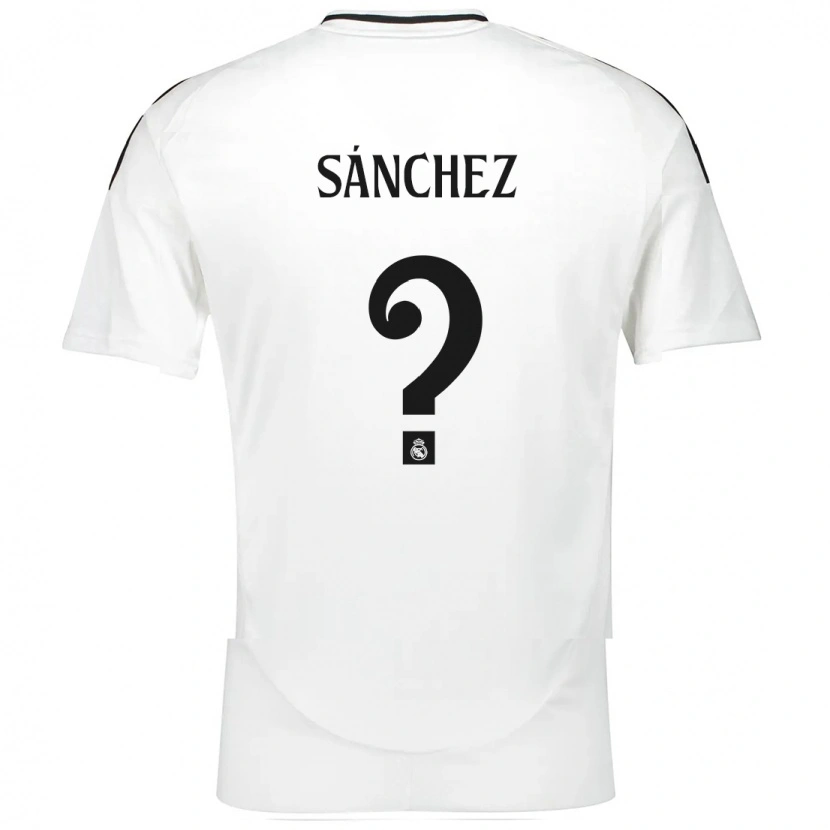 Danxen Kinder Álex Sánchez #0 Weiß Heimtrikot Trikot 2024/25 T-Shirt