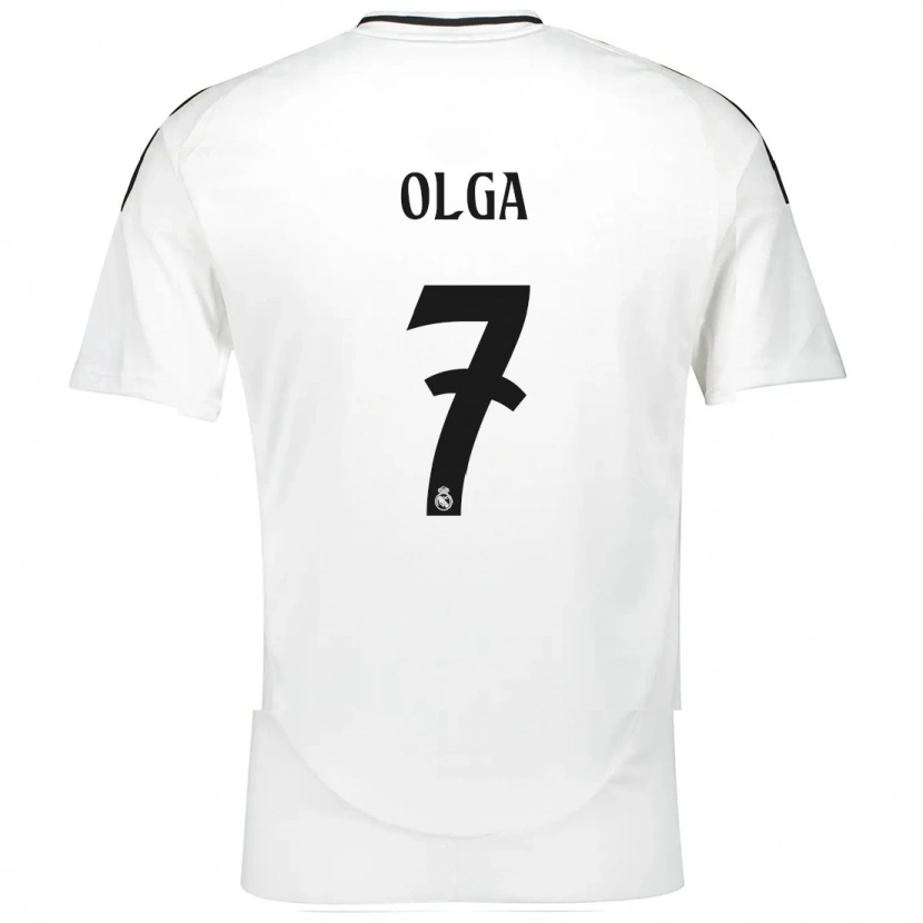 Danxen Kinder Olga Carmona #7 Weiß Heimtrikot Trikot 2024/25 T-Shirt