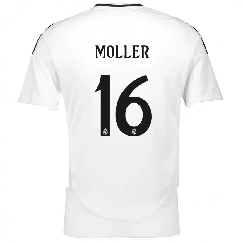 Danxen Kinder Caroline Møller #16 Weiß Heimtrikot Trikot 2024/25 T-Shirt