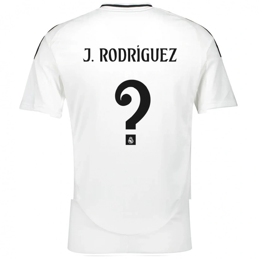 Danxen Kinder Juan Rodríguez #0 Weiß Heimtrikot Trikot 2024/25 T-Shirt