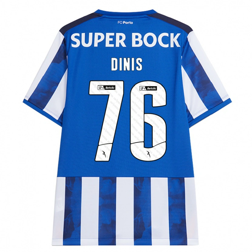 Danxen Kinder Dinis #76 Blau Weiß Heimtrikot Trikot 2024/25 T-Shirt