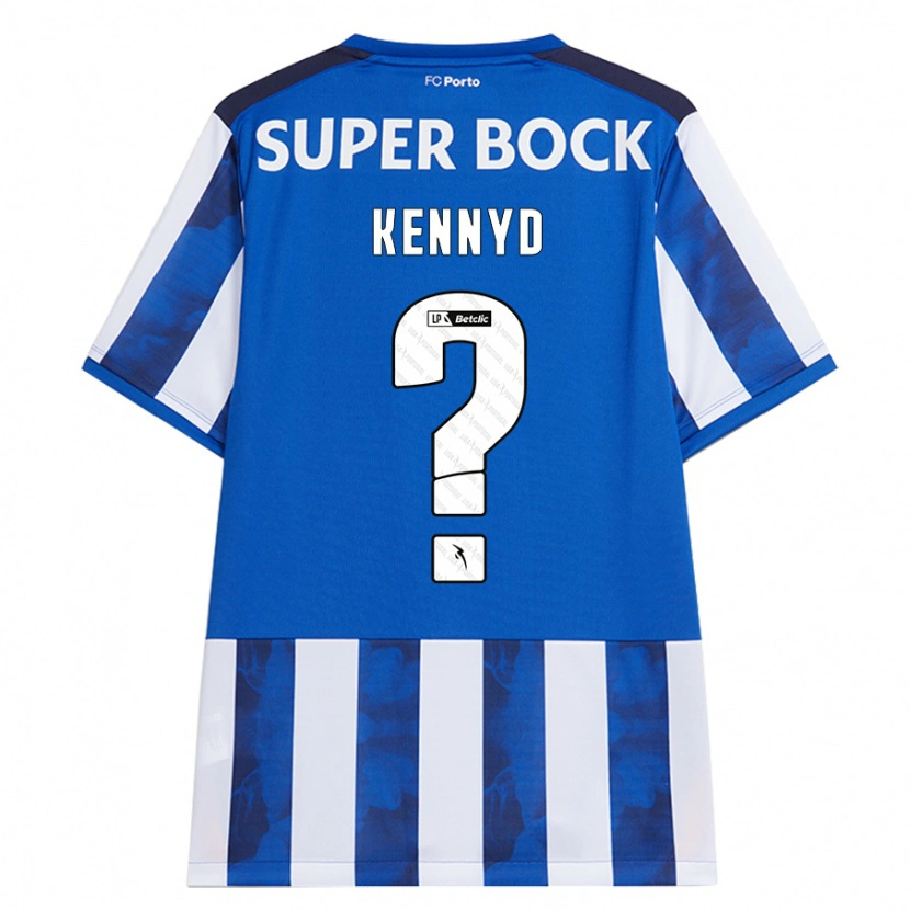 Danxen Kinder Kennyd #0 Blau Weiß Heimtrikot Trikot 2024/25 T-Shirt