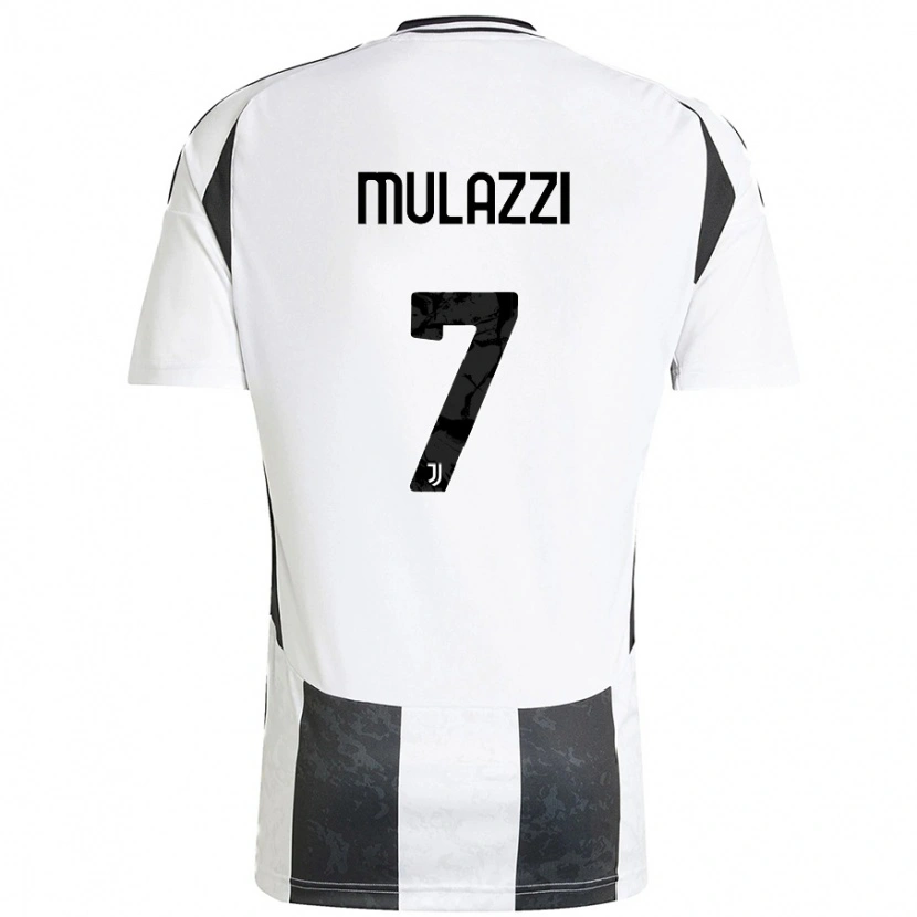 Danxen Kinder Gabriele Mulazzi #7 Weiß Schwarz Heimtrikot Trikot 2024/25 T-Shirt