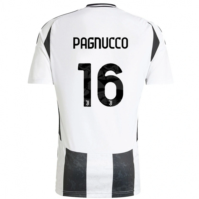 Danxen Kinder Filippo Pagnucco #16 Weiß Schwarz Heimtrikot Trikot 2024/25 T-Shirt