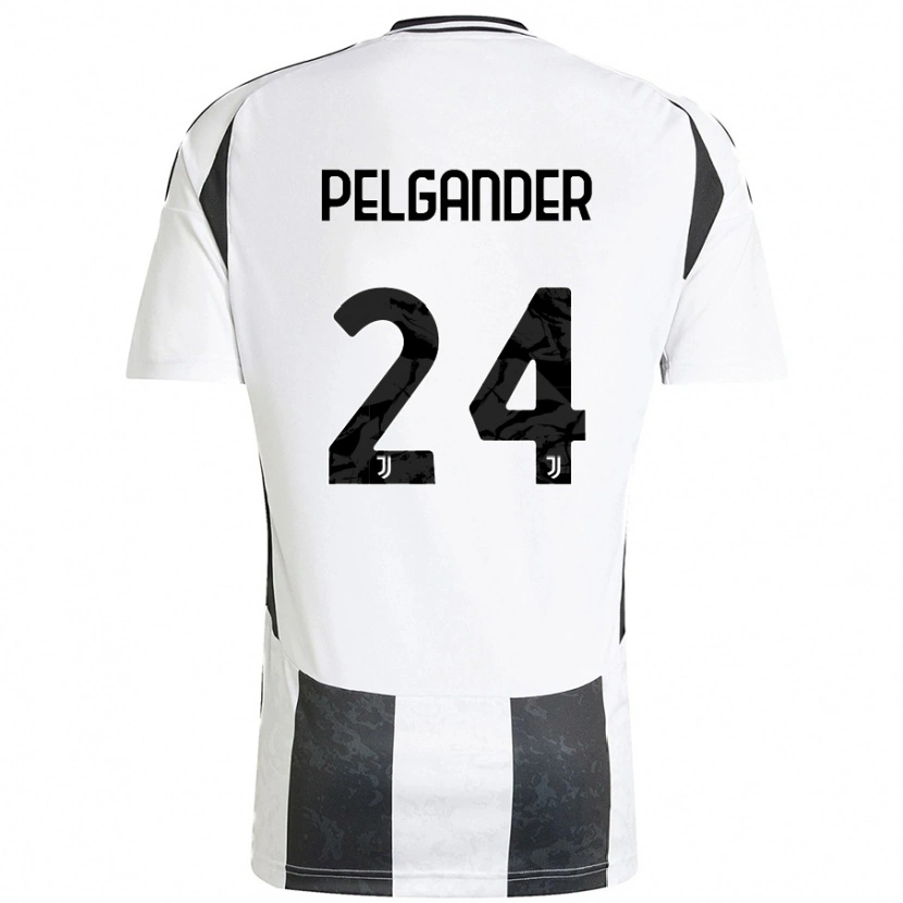 Danxen Kinder Elsa Pelgander #24 Weiß Schwarz Heimtrikot Trikot 2024/25 T-Shirt