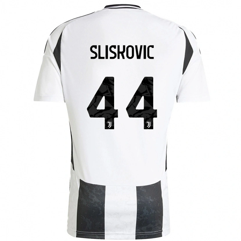 Danxen Kinder Gloria Slišković #44 Weiß Schwarz Heimtrikot Trikot 2024/25 T-Shirt