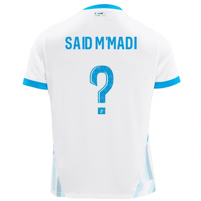 Danxen Kinder Yakine Said M'madi #0 Weiß Himmelblau Heimtrikot Trikot 2024/25 T-Shirt