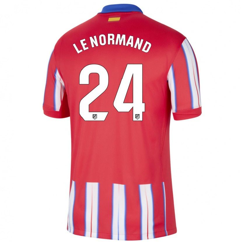 Danxen Kinder Robin Le Normand #24 Rot Weiß Blau Heimtrikot Trikot 2024/25 T-Shirt