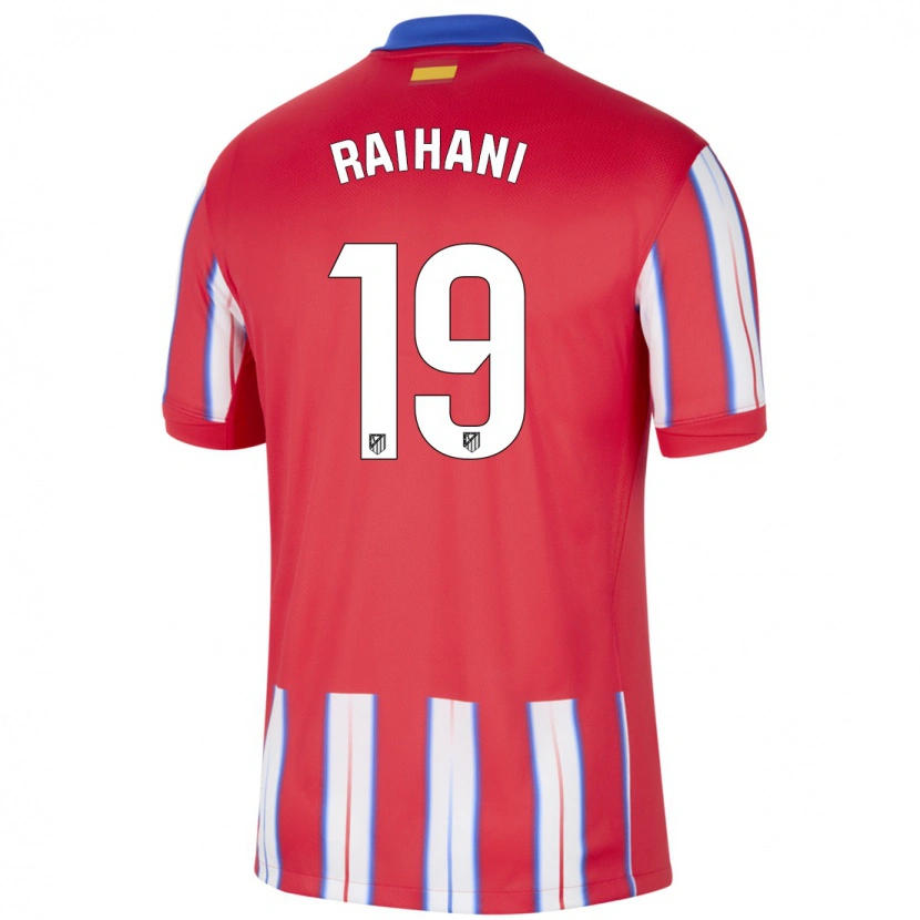 Danxen Kinder Abde Raihani #19 Rot Weiß Blau Heimtrikot Trikot 2024/25 T-Shirt